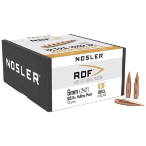 NOSLER RDF 6MM 105GR HPBT (.243)
