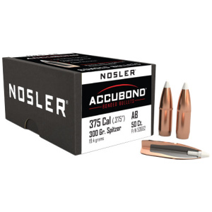 NOSLER ACCUBOND 375 CAL 300GR BT (.375)