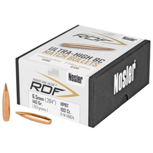 NOSLER RDF 6.5MM 140GR HPBT (.264)