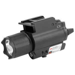 NCSTAR 200L FLASHLIGHT W/ RED LASER