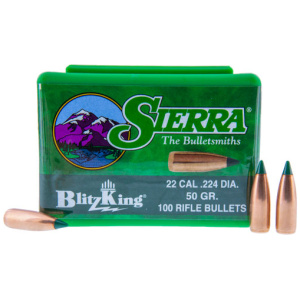 SIERRA BULLETS .22 CAL .224 50GR