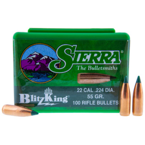 SIERRA BLITZKING BULLETS 22 CAL 55GR (.224)