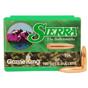 SIERRA BULLETS .25 CAL 90GR HP-BT 100CT (.257)
