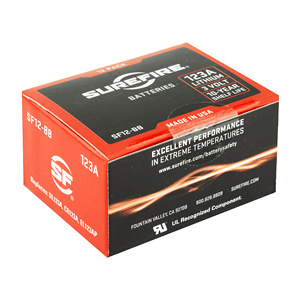 SUREFIRE SF123A BATTERIES 12PK