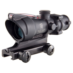TRIJICON ACOG 4X32 W RED CHEVRON FLTTP