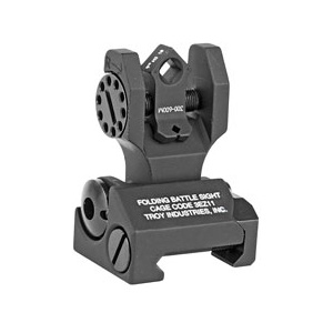 TROY FLDNG REAR DI-OPTC SGHT TRIT BK