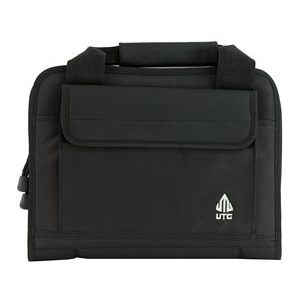 UTG DELUXE DOUBLE PISTOL CASE BLK