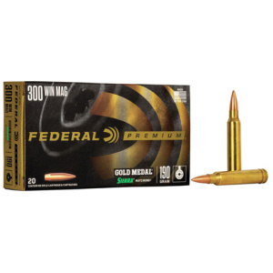 FEDERAL GOLD MEDAL 300 WIN MAG 190GR