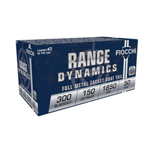 FIOCCHI 300 AAC 150GR FMJ 50RD