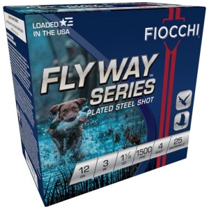 FIOCCHI FLYWAY 12GA 3" 1-1/8OZ - #4 1500FPS 25RD 10BX/CS