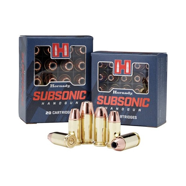 HORNADY SUBSONIC 9MM 147GR XTP 25RD