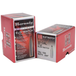 HORNADY ELD MATCH 22CAL 73GR (.224)