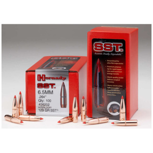 HORNADY SST 6.5MM 129GR BULLETS (.264)