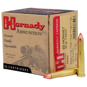 HORNADY 22 HORNET 35GR V-MAX 25RD