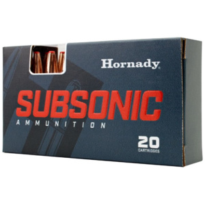 HORNADY SUBSONIC 45-70 GOVT 410GR SUB-X 20RD 10BX/CS
