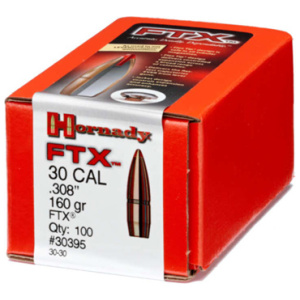 HORNADY FTX 30 CAL 160GR BULLETS (.308)