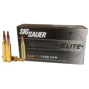 SIG 5.56X45 77GR ELITE OTM - 20RD 10BX/CS