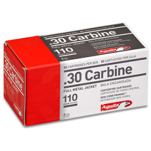 AGUILA 30 CARBINE 110GR FMJ