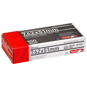 AGUILA 7.62X51 150GR FMJ-BT