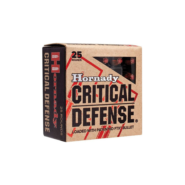 HORNADY CRITICAL DEFENSE 45 ACP 185GR FTX 20RD