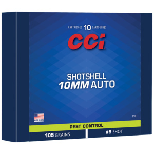CCI SHOTSHELL 10MM 105GR - #9 SHOT 10RD 20BX/CS