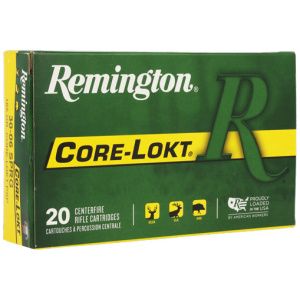 REMINGTON 30-06 165GR - CORE-LOKT PSP 20RD 10BX/CS