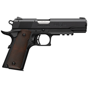 BROWNING 1911-22 22LR FS - 4.25" MATTE BLACK/BROWN GRIPS