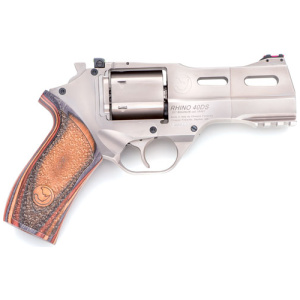 CHIAPPA RHINO 40DS 357MAG - 4" ADJ. SIGHT CHROME/WALNUT.