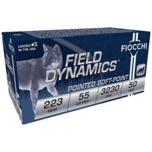 FIOCCHI 223 REM 55GR PSP - 50RD 10BX/CS