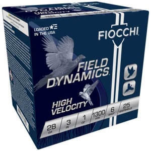 FIOCCHI 28GA 3" 1OZ #6 1300FPS - 25RD 10BX/CS