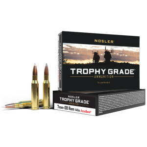 NOSLER TROPHY 7MM-08 REM 140GR - ACCUBOND TIP 20RD 10BX/CS
