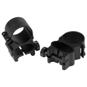 WEAVER SEE-THRU TOP MNT RNGS 1" MATT