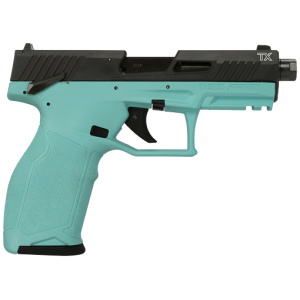 TAURUS TX-22 22LR 4.1" - ADJ. 16-SHOT  CYAN/BLK POLY