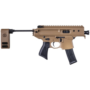 SIG MPX COPPER HEAD 9MM 3.5" - 2-POSITION BRACE (1)20RD TAN