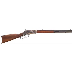 CIMARRON 1873 SHORT RIFLE - 357/38 20" CC/BLUED WALNUT
