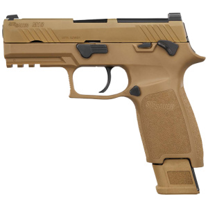 SIG M18 COMMERCIAL 9MM 3.9" - SIGLITE (1)17&(2)21RD COYOTE