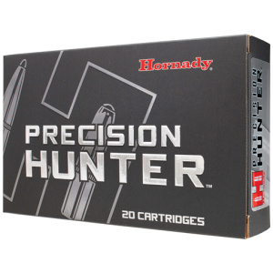 HORNADY PRECISION HUNTER - 25 CM 128GR ELDX 20RD 10BX/CS