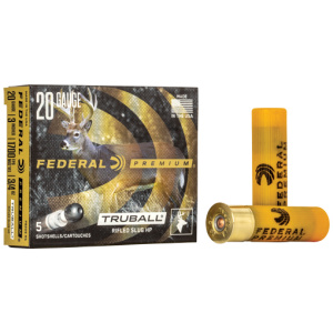 FEDERAL TRUBALL 20GA 3" 3/4OZ - RIFLED SLUG 5RD 50BX/CS