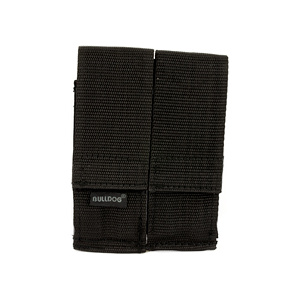 BULLDOG DBL MAG HLDR BLK