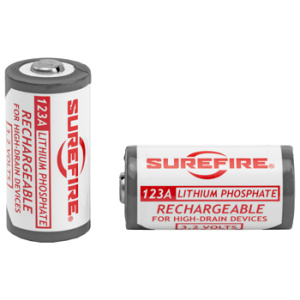SUREFIRE LFP 123A RECHARGE BATT 2PK