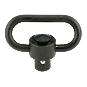 UTG BUTTON QD SLING SWIVEL 1.38" BLK
