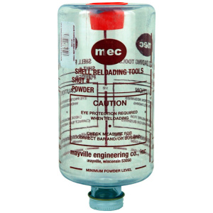 MEC BOTTLE & CAP CLEAR SMALL - FOR SHOT OR POWDER