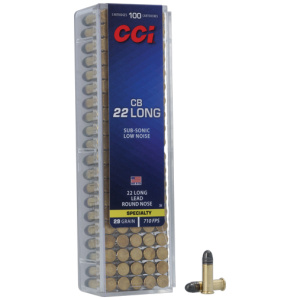 CCI 22 CB LONG 29GR LEAD-RN - 710FPS 100RD 50BX/CS