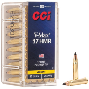 CCI V-MAX 17HMR 17GR 2550FPS - 50RD 40BX/CS