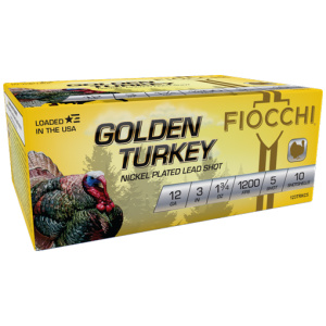 FIOCCHI GOLDEN TURKEY 12GA 3" - 1-3/4OZ #5 10RD 10BX/CS