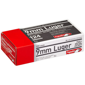 AGUILA 9MM LUGER 124GR FMJ-RN - 50RD 20BX/CS