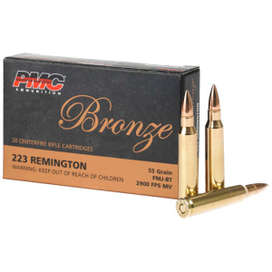 PMC 223 REM 55GR FMJ-BT - 20RD 50BX/CS