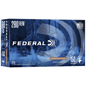 FEDERAL POWER-SHOK 280 REM - 150GR SP 20RD 10BX/CS