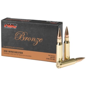 PMC 308 WIN 147GR FMJ-BT - 20RD 25BX/CS