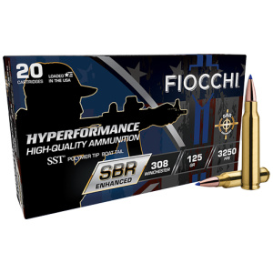 FIOCCHI 308 WIN SBR ENHANCED - 125GR SST 20RD 10BX/CS